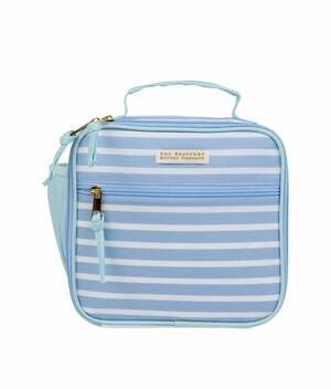 NEW BEAUFORT BONNET kid's leighton lunch box in sarasota sky stripe
